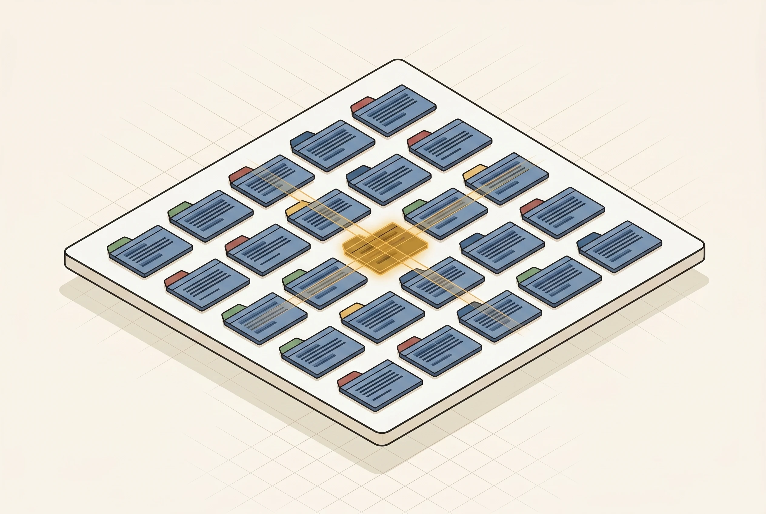 How to build a passage-level evidence matrix for a literature review