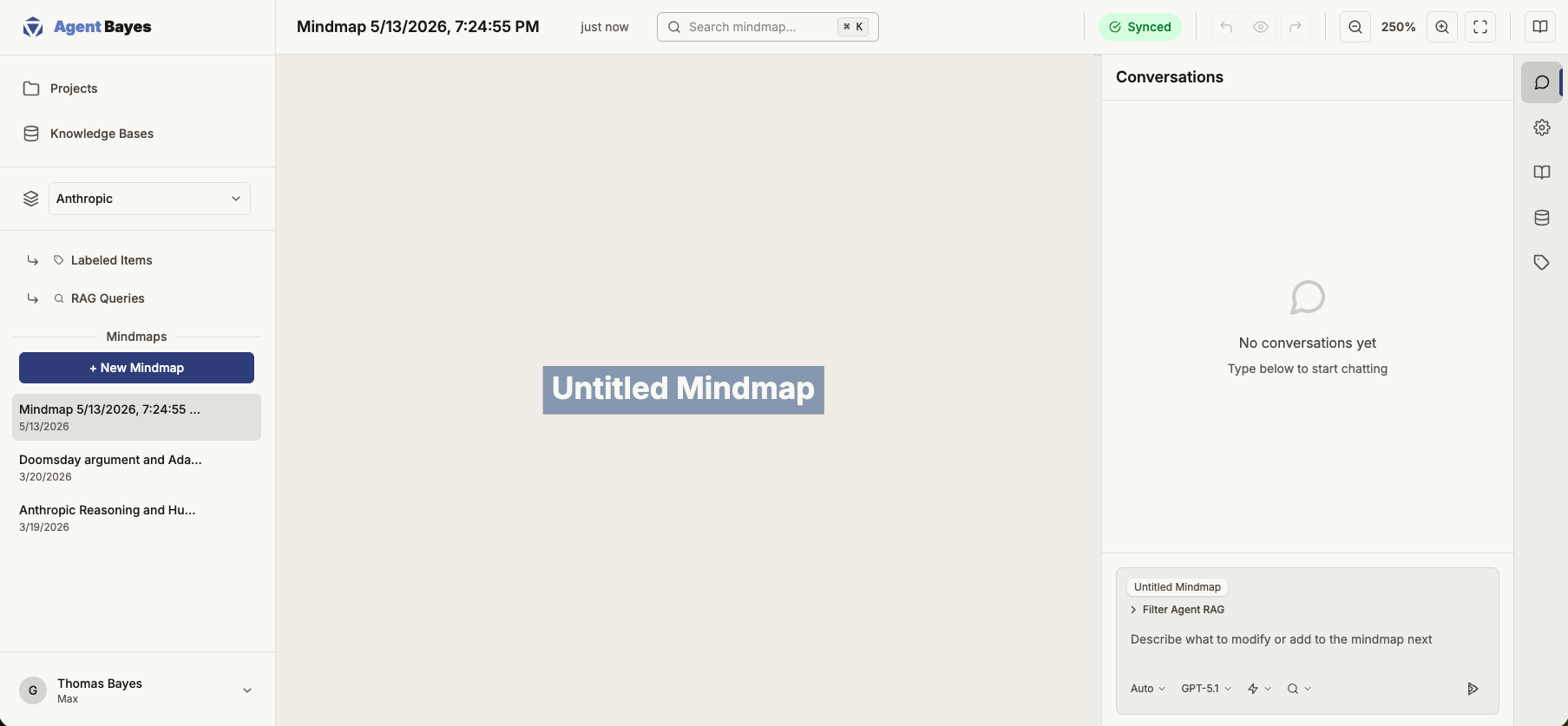 New mindmap view