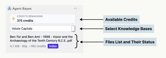 Zotero Item Panel with Agent Bayes Plugin